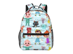 Mochila De Estudante Cocomelon Y79, Durável E Leve, Com Alça De Ombro Impermeável E Respirável. Olysi Shop