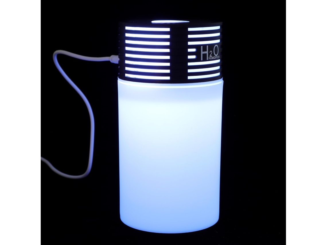 Umidificador Compacto Em Abs E Pet Com Capacidade De 300ml Conexão Usb. Ideal Para Uso Casa Viagens.