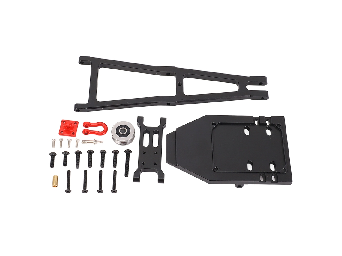 Kit De Construção De Reboque Para Rc 1/10 Com Braço De Guindaste