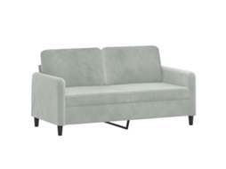 2-seater Sofa, 2-seater Sofas Vidaxl Cinzeto Veludo (n/a)