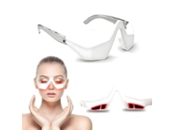 Óculos Luz Vermelha Com Microcorrente, Olheiras, Inchaço E Rugas - Branco