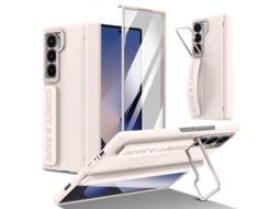 Capa Para Celular Com Suporte Para Lente Integrada E Alça De Pulso Para Samsung Galaxy Z Fold6