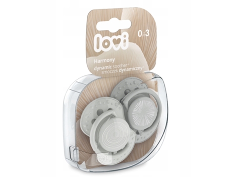 Chupeta De Silicone Dinâmica Lovi 0 3m, Modelo Harmony Boy 22/905, Conjunto Com 2 Unidades Canpol