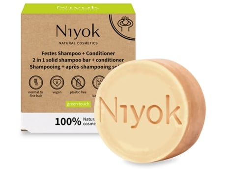 Champú Acondicionador Solido Green Touch 80 Gr Niyok