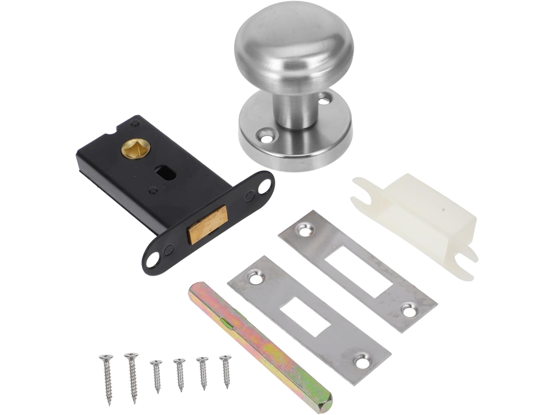 Conjunto De Maçaneta Interna Aço Inoxidável Com Privacidade, Sem Chave, 5cm, Design Invisível, Para Portas Grossas