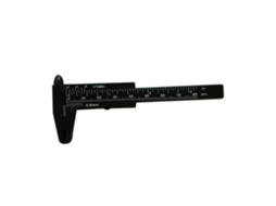 Paquímetro Vernier Mini De Plástico Preto Showeroro 80 Mm Para Medição