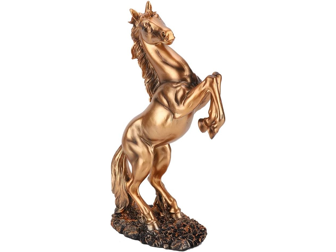 Estátua De Cavalo Em Resina, 31,5 Cm , Estatueta Decorativa De Arte Equina, Para Dec Gokoco (12,4 Polegadas)