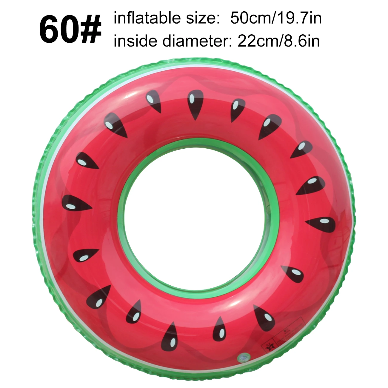 (60) Uma Boia Inflável Em Formato De Melancia Para Adultos - Ideal Para Festas De Verão Na Praia.