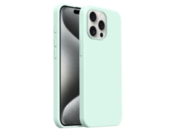 Capa De Silicone Líquido Ultra Fina Para Iphone 15 Pro Max - Cobertura Total - Magsafe