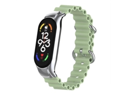 Pulseira De Silicone Respirável Para Xiaomi Mi Band 7, Estilo Náutico