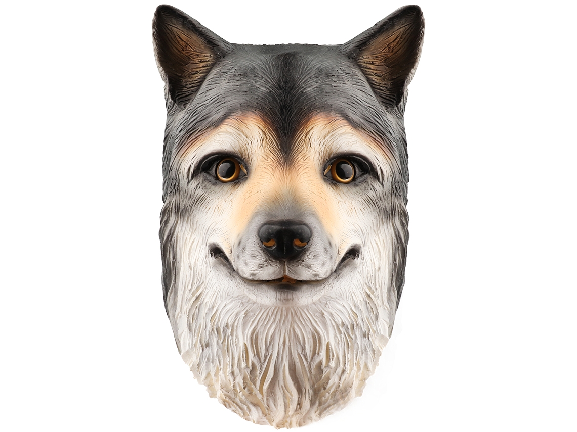 Máscara Animal Realista Cão Para Halloween Festa Horror