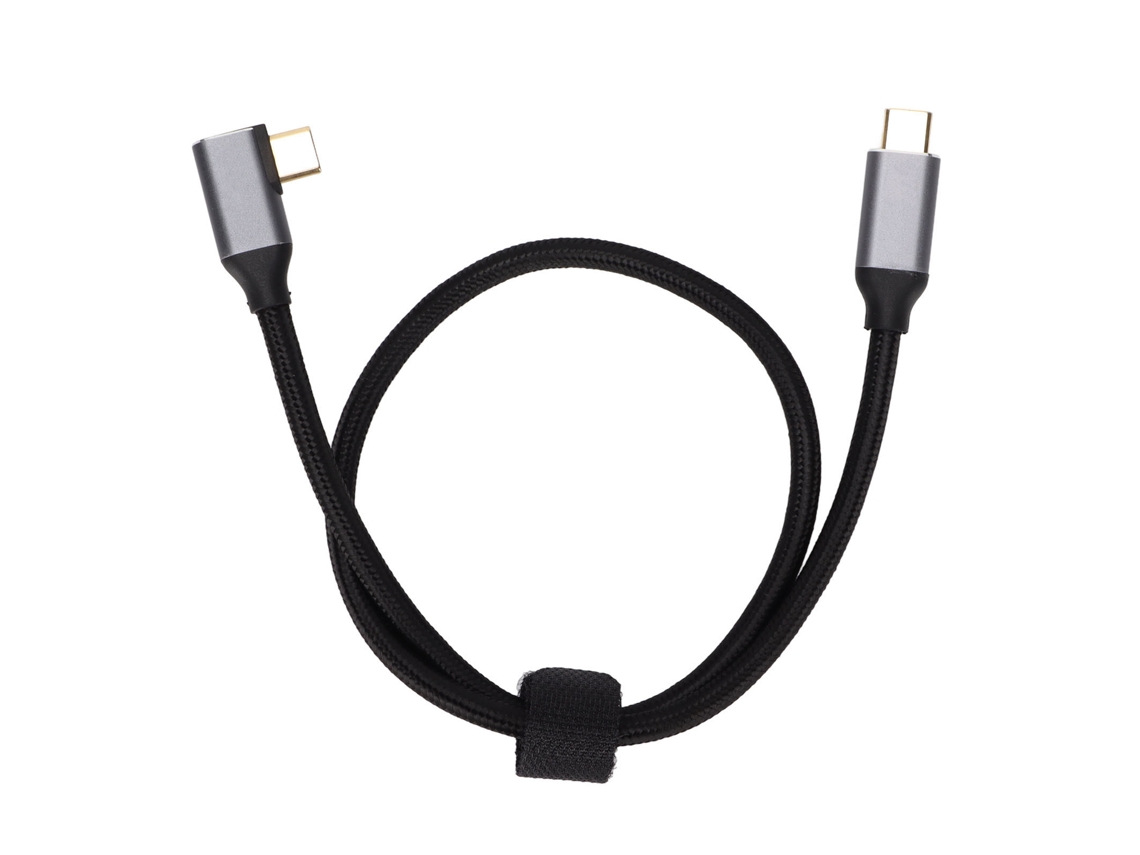 Cabo USB-C 10Gbps 5A PD Nylon com Ângulo de 90° EOOCOO
