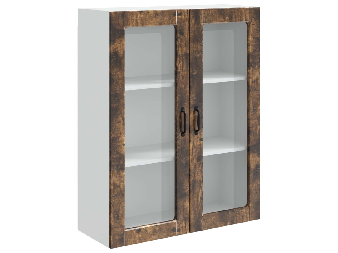 Conjunto 1 Armário De Cozinha Vidaxl Castanho Derivados De Madeira (80 X 31 X 100 Cm)