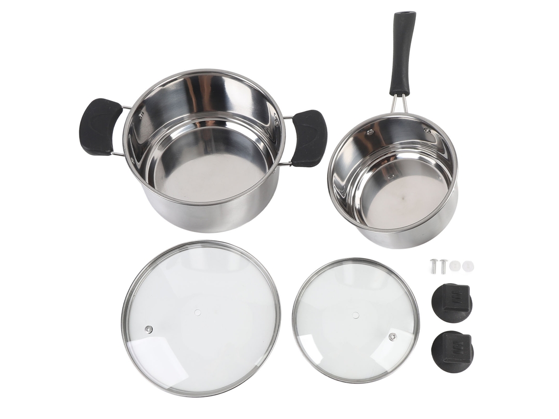 Conjunto de Panelas LAXISCREED Aço Inoxidável Antiaderente