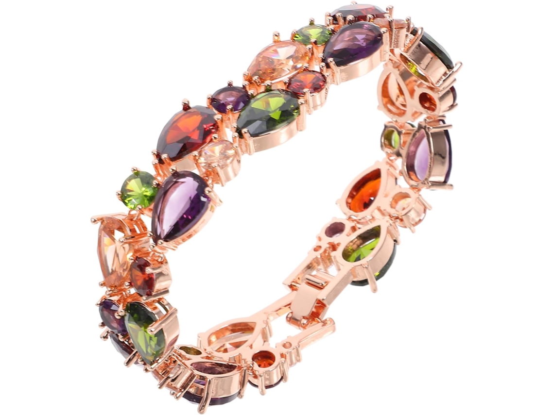 Pulseira De Cobre Delicada E Colorida Para Mulheres, Acessório De Pulso Fácil De Usar, Ideal Para Festivais.