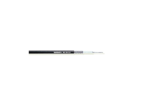 Cabo Coaxial Rg58 5mm Blindado Com Condutor Torcido 100m Bobina Preto Tasker