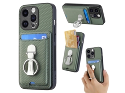 Suporte Casa Textura Fibra Para Iphone 14 Pro Bege