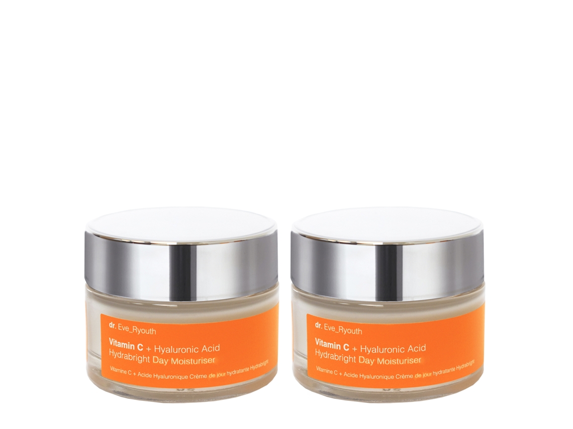 2 X Creme De Dia Hydrabright Com Vitamina C + Ácido Hialurónico 50ml