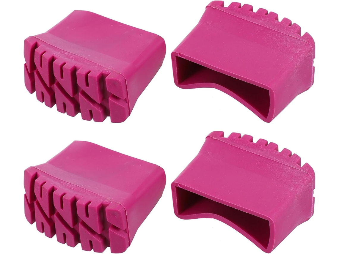 Conjunto De 4 Acessórios Essenciais Com Almofadas Antiderrapantes De Borracha Leve.