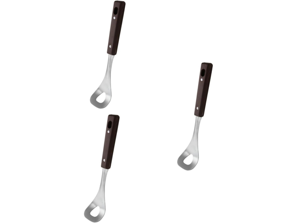 Colher Para Almôndegas Em Aço Inoxidável: O Design Com Furos Facilita O Preparo Das Almôndegas.brmoldes