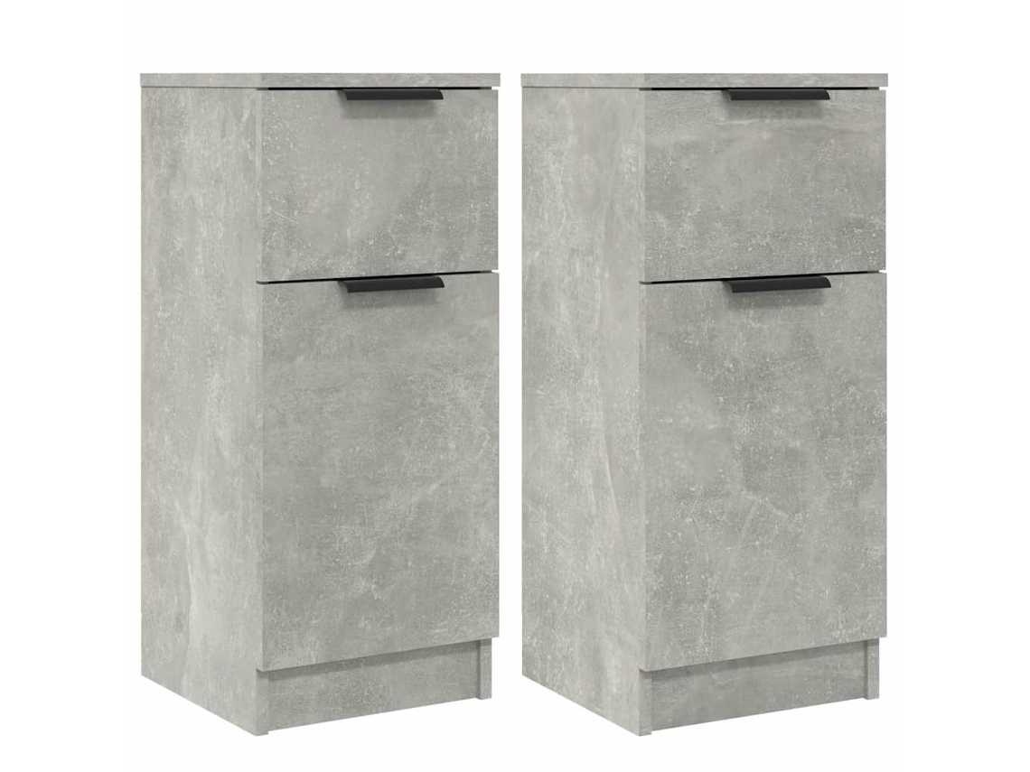 Sideboard, Sideboards Vidaxl Cinzeto Madeira Processada (n/a)