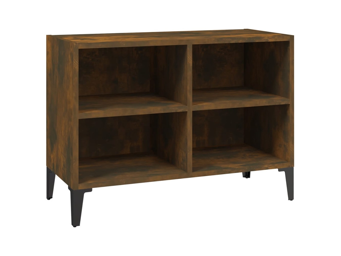Móvel para TV com pés em metal Carvalho Fumado MAISON EXCLUSIVE (69,5x30x50 cm)