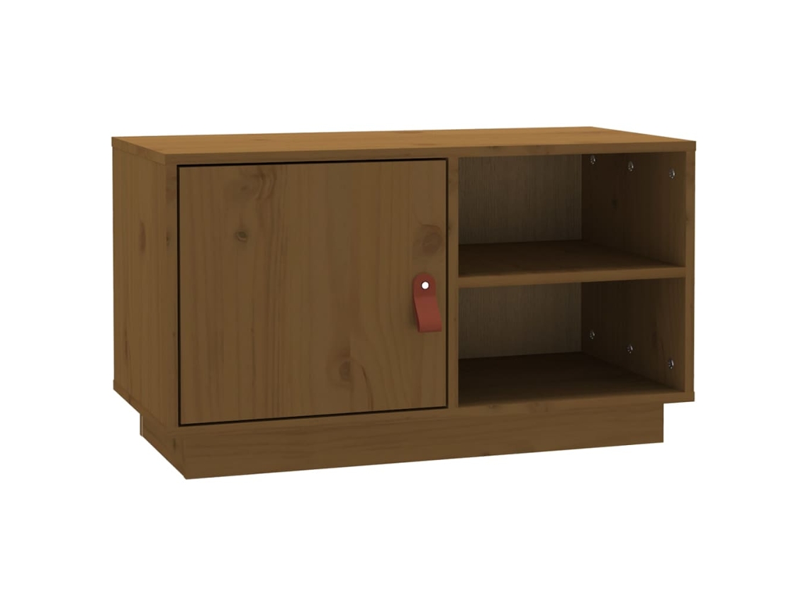 Tv Cabinet, Tv Cabinets Vidaxl Marrom Madeira De Pinho (n/a)