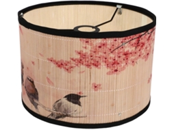 Difusor Decorativo De Bambu Para Lâmpada E27, Estilo Chinês, Material De Ferro, Design Criativo.