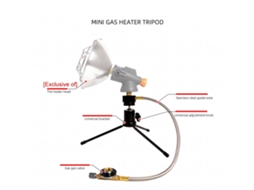 Aquecedor Portátil de Gás para Camping e Pesca