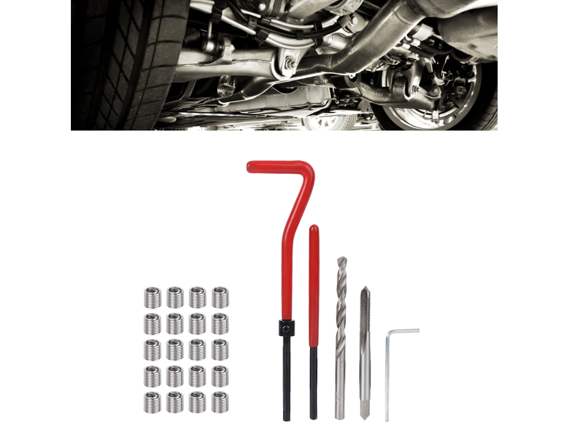 Kit De Reparo De Rosca M5 Laxiscreed Com Embalagem Plástico Transparente