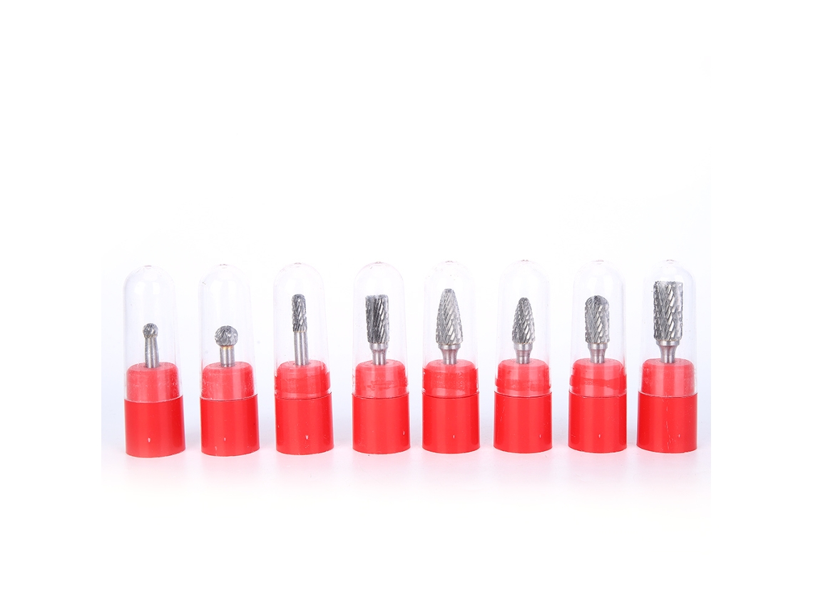 8 Piezas De Cabezales De Molienda De Acero De Wolframio, Burrs De Carburo Sólido, Herramientas De Corte Rotatorio Pulido Kits