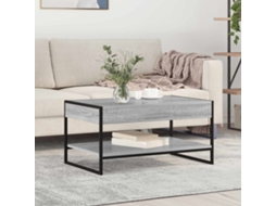 Vidaxl Mesa De Centro Cinza Sonoma 80 X 50 X 40 Cm