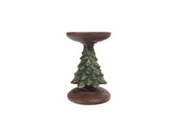Porta Velas Natalino Decoração De Mesa Para Festas Natal E Férias Decor Interna