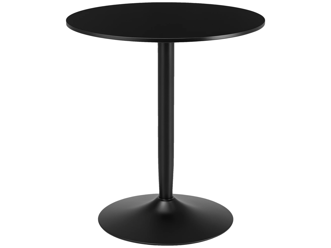 Mesa De Jantar, Design Redondo, Economiza Espaço, Preto