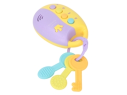 Mali brinquedo Chave Carro com Luz e Som Educativo Sensorial Mordedor Portátil para Bebê