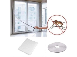Omni malla Mosquitera para Puerta Y Ventana: Protección Contra Insectos Y Moscas Con Cierre de Velcro Reutilizable
