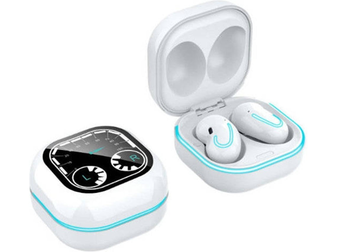 Auriculares Bluetooth True Wireless ENKERS Mini com Caixa de Carga para Todos Os Smartphonesbranco