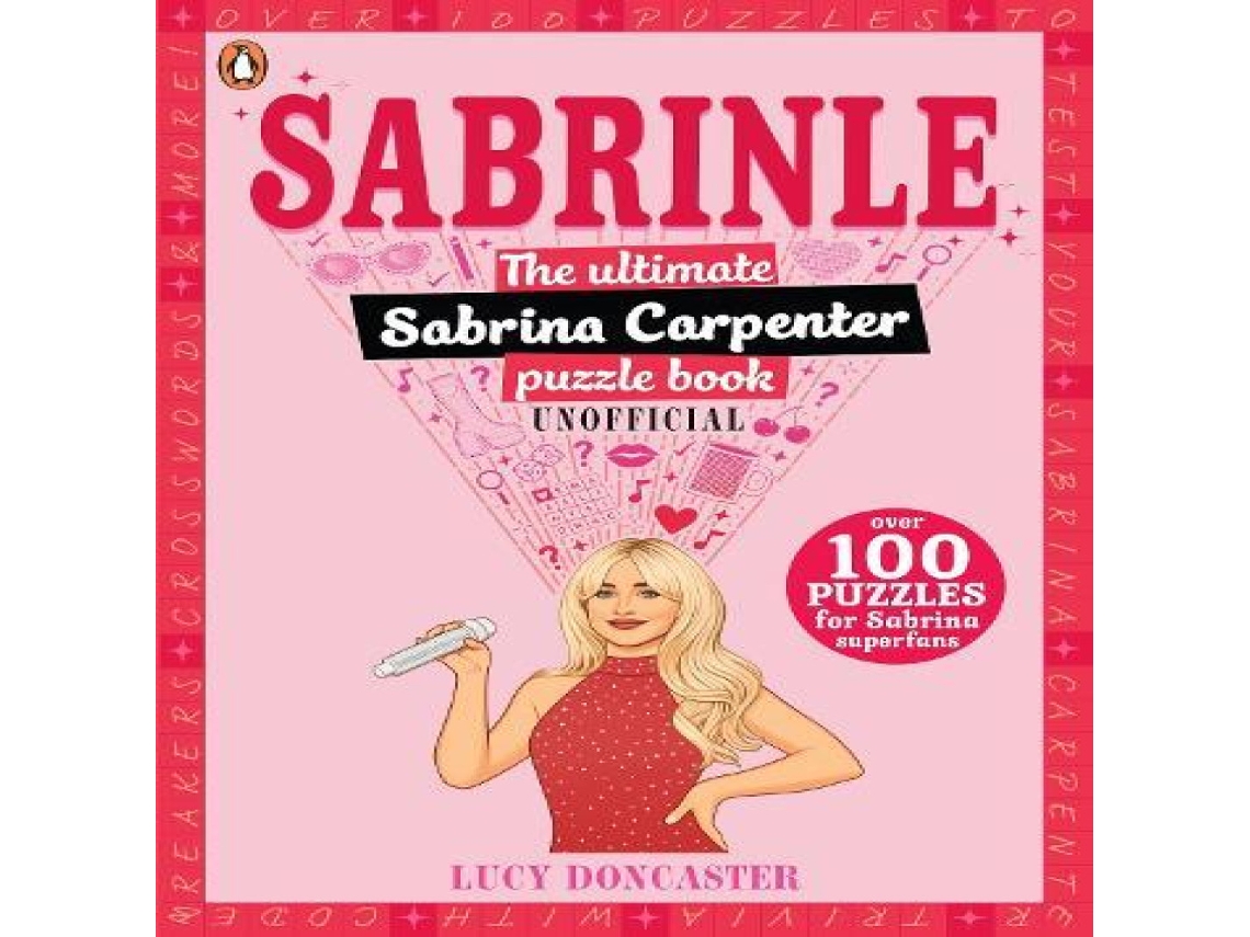 Livro Sabrinle The Ultimate Sabrina Carpenter Puzzle Book de Lucy Doncaster (Inglês)