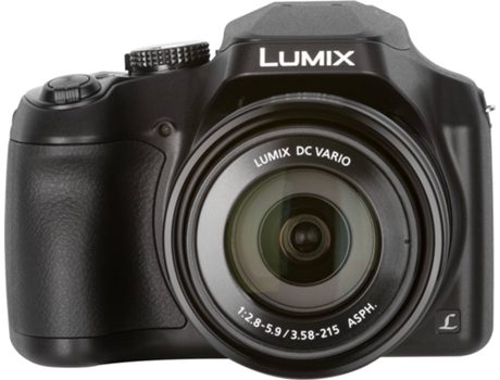 Máquina Fotográfica Bridge PANASONIC Lumix DC-FZ82EG-K (Preto - 18.1 MP - ISO: 80-6400 - Zoom Ótico: 60x) — 18,1MP | ISO 80 a 6400 | Zoom ótico 60x