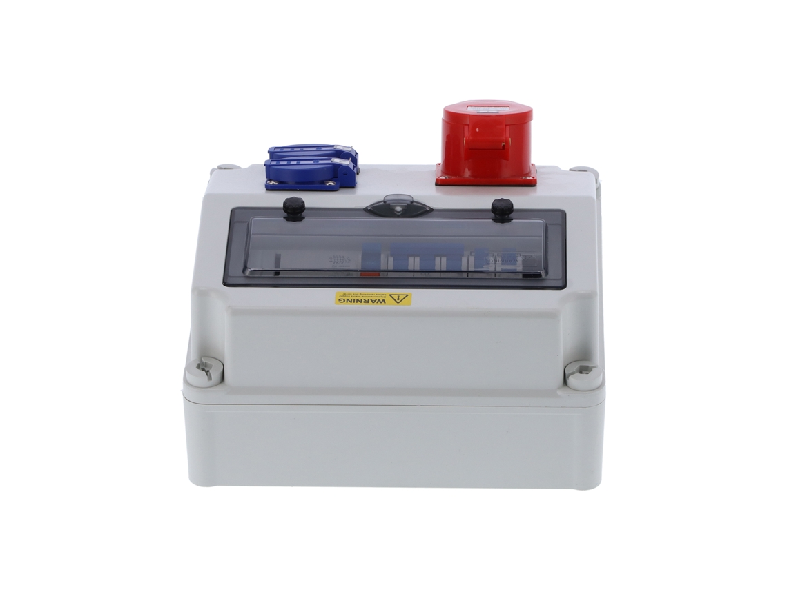 Caixa De Tomada Industrial C16 Com Disjuntor