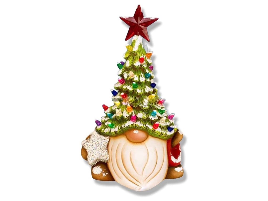Árvore de Natal com Gnomo de Resina LAXISCREED