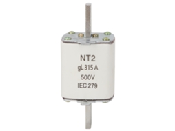 Fusível Cerâmico de Contato Nt2/rt16 2 500v 315a para Proteção de Equipamentos Elétricos