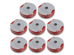 Kit com 2 Carretéis de Fio para Aparador de Grama AQUAFORGE, compatível com Gardena 5306 20