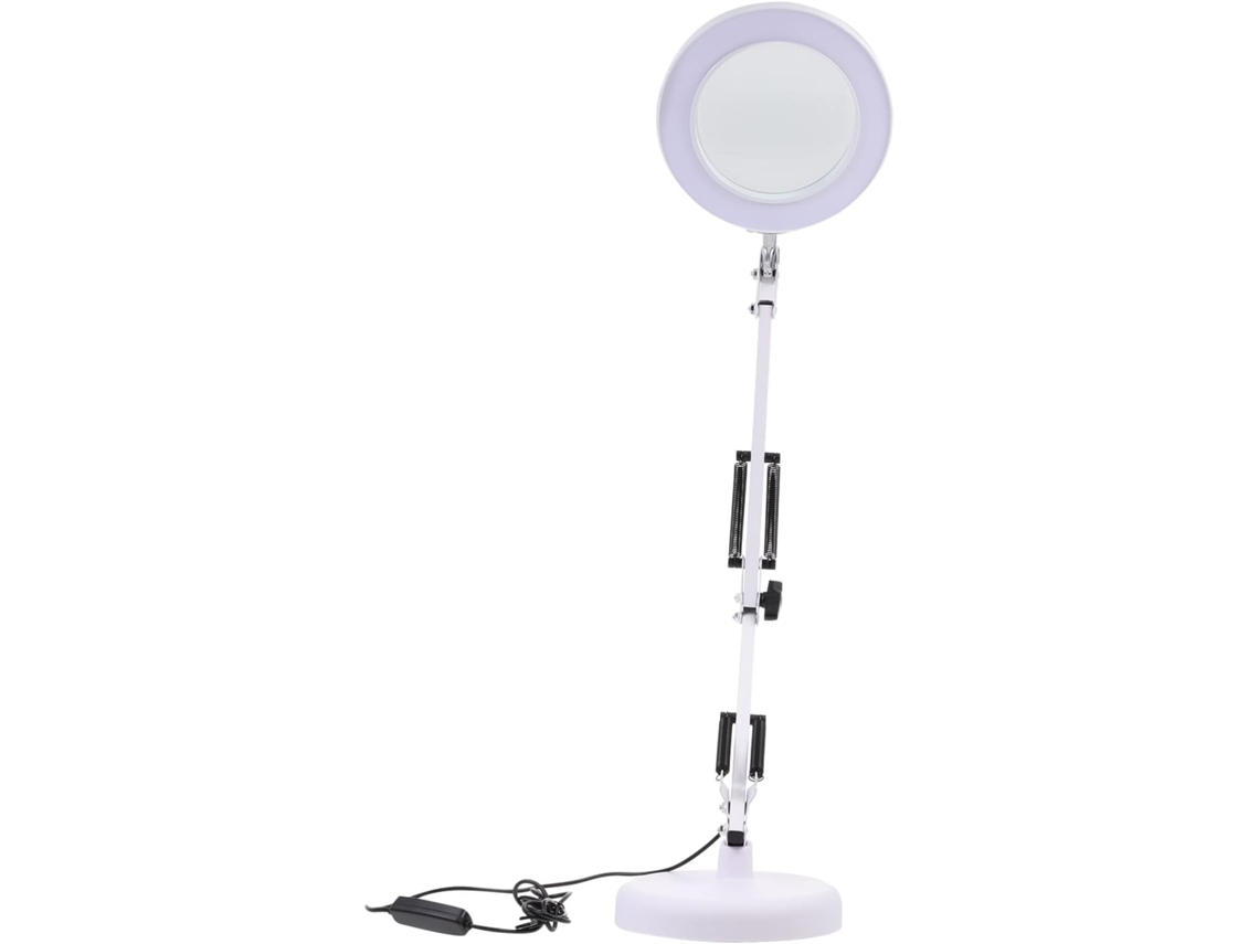 Lâmpada de Aumento Led Recarregável com Luz Usb, Lupa de Mesa para Manicures e Costura. SFUSHOS