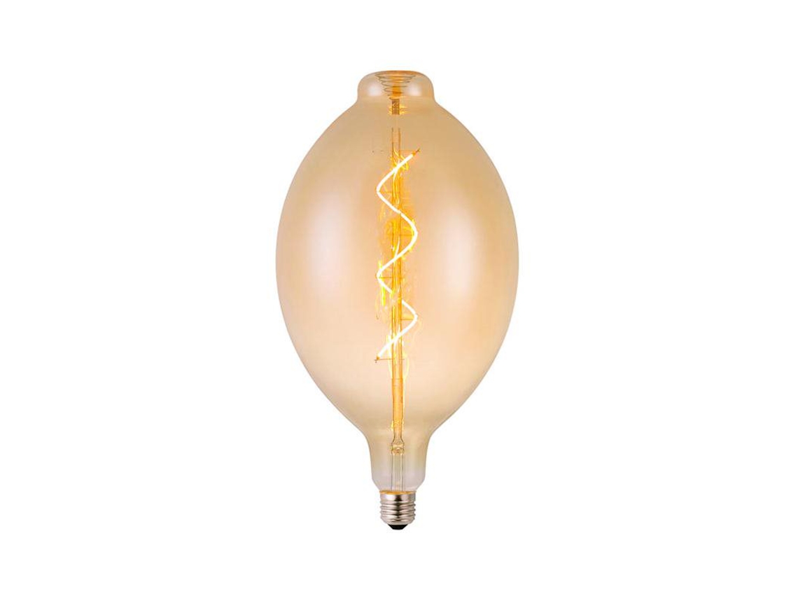 Lâmpada Led LEDPLUS Filamento Espiral E27 Bt180 4W Ámbar