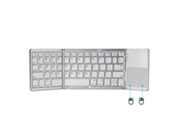 Teclado Bluetooth Dobrável Touchpad Pressionável B033s TAISHENGDA