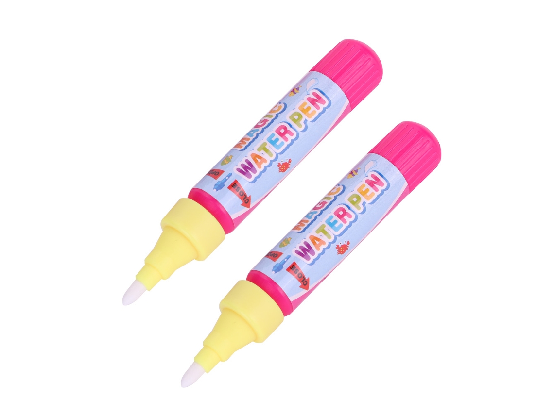 Ats 2 Unidade/conjunto Penas de Colorir com Água para Bebê Lápis de Desenho para Crianças Alfombra Mágica de Pintura Presente para Crianças (rosa)
