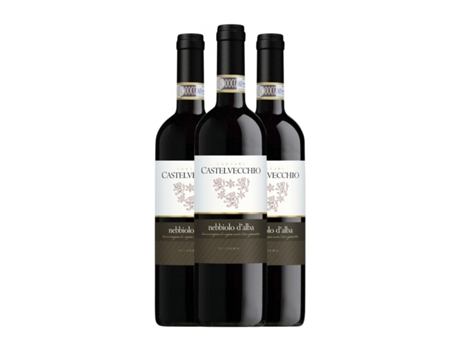 Vinho RE MANFREDI Castelvecchio Nebbiolo Nebbiolo d'Alba (0.75 L - 3 Unidades)