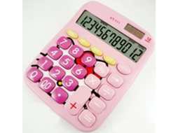 Calculadora Infantil LAXISCREED Rosa 12 Dígitos Lcd
