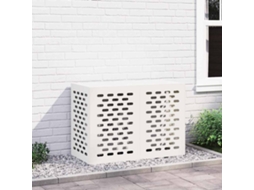Vidaxl Capa De Ar Condicionado Branco 100 X 50 X 70 Cm Aço